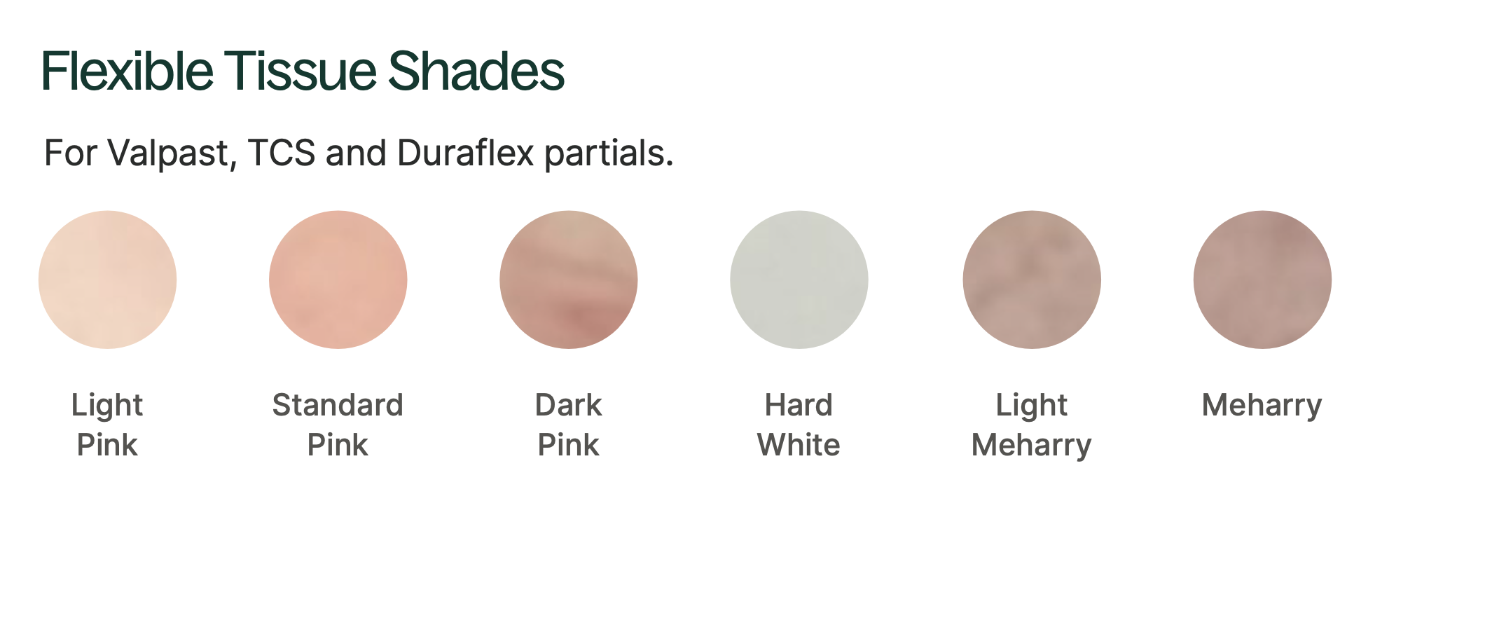 shade options for flex partials
