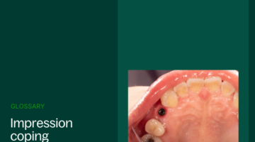 Dental glossary impression coping