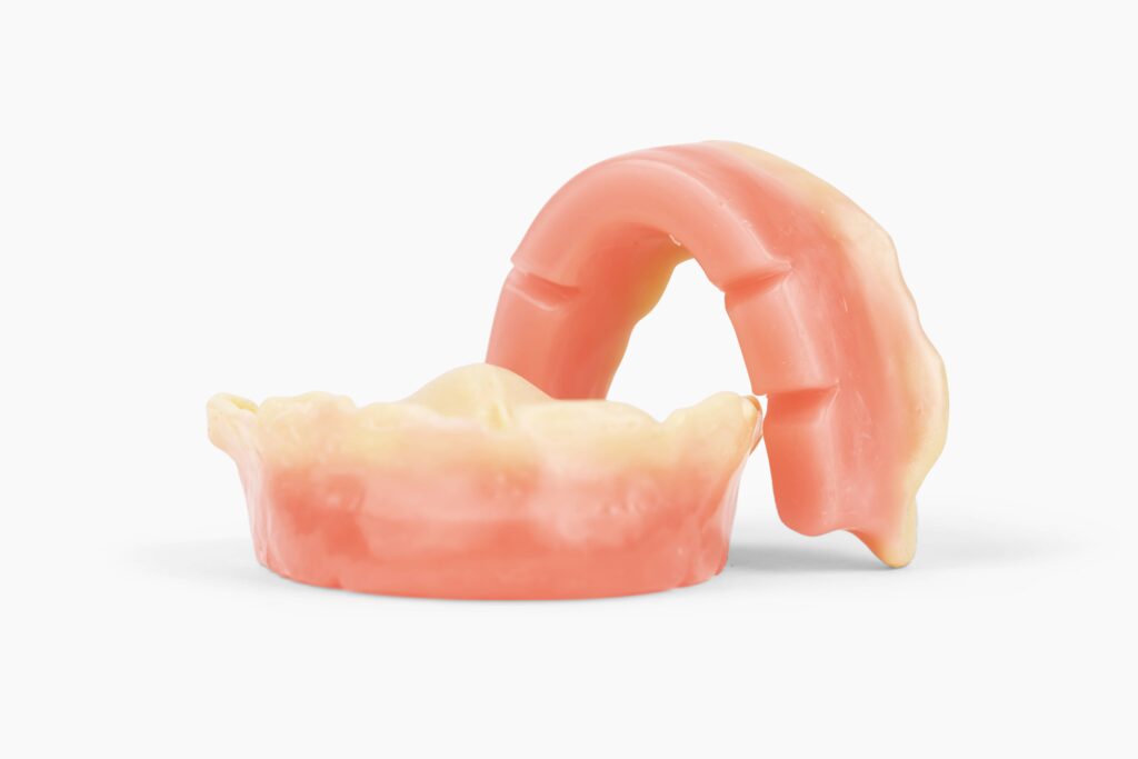 Wax rim for dentures