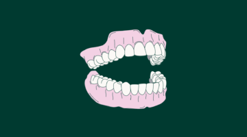 Dandy dentures illustration