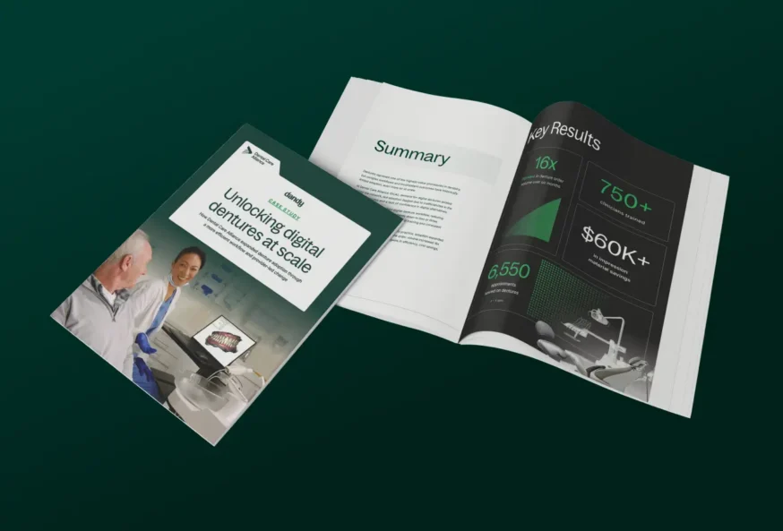 Unlocking digital dentures at scale